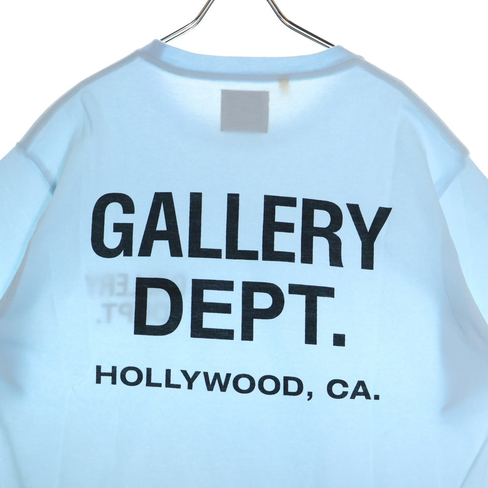 GALLERY DEPT.(ギャラリーデプト) Souvenir T-Shirt ロゴプリント半袖Tシャツ ブルー