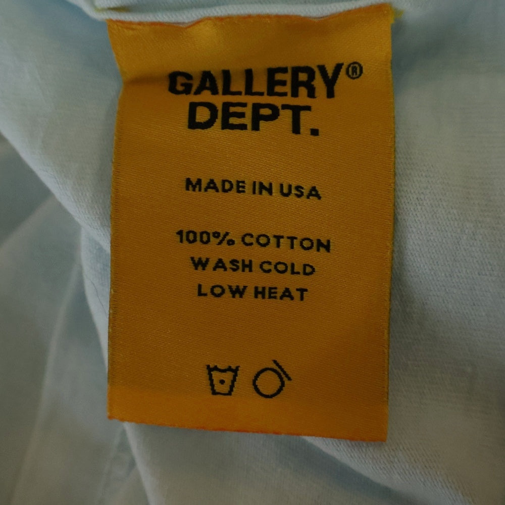 GALLERY DEPT.(ギャラリーデプト) Souvenir T-Shirt ロゴプリント半袖Tシャツ ブルー
