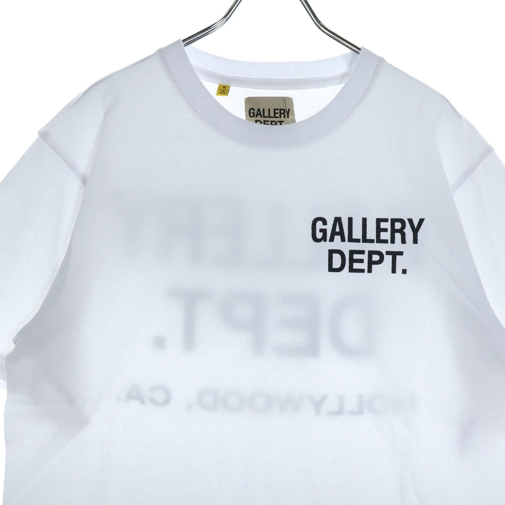 GALLERY DEPT.(ギャラリーデプト) Souvenir T-Shirt ロゴプリント半袖Tシャツ カットソー ホワイト