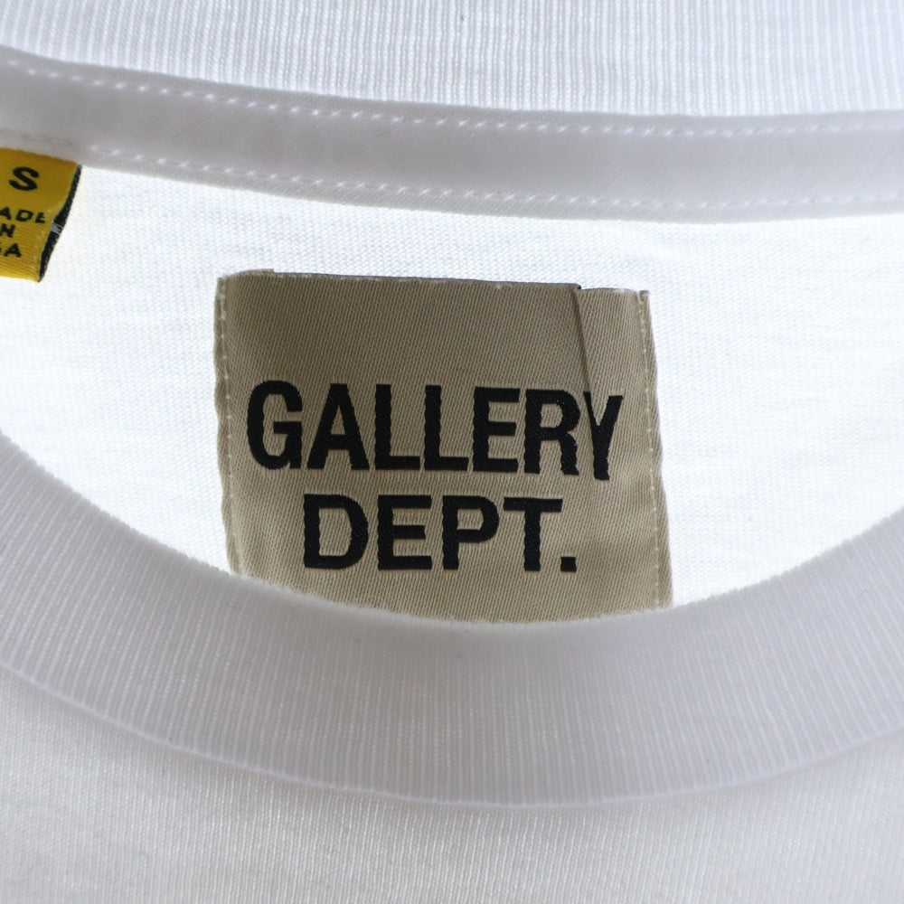 GALLERY DEPT.(ギャラリーデプト) Souvenir T-Shirt ロゴプリント半袖Tシャツ カットソー ホワイト