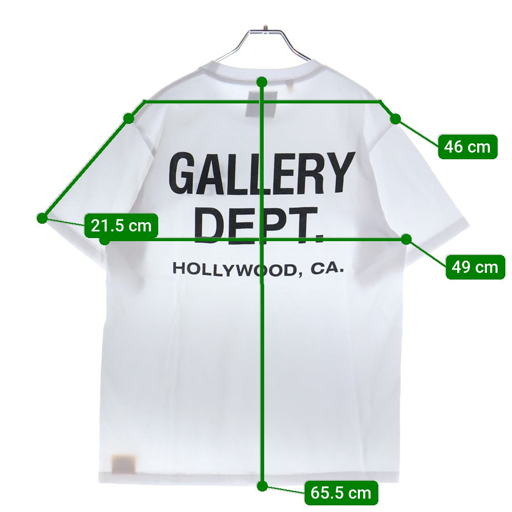 GALLERY DEPT.(ギャラリーデプト) Souvenir T-Shirt ロゴプリント半袖Tシャツ カットソー ホワイト