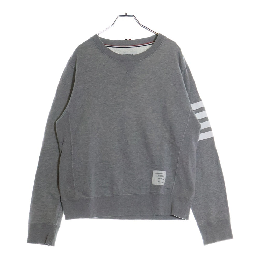 THOM BROWNE(トムブラウン) Sweatshirt クルーネックスウェットトレーナー グレー MJT006AK5140
