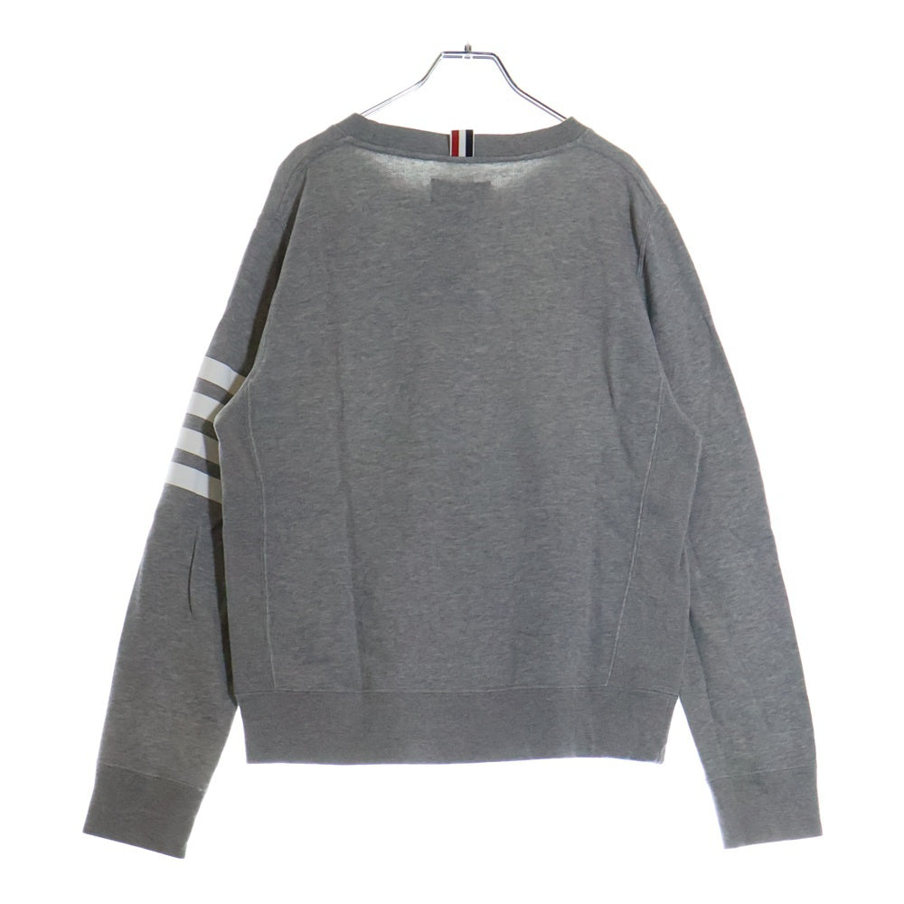 THOM BROWNE(トムブラウン) Sweatshirt クルーネックスウェットトレーナー グレー MJT006AK5140