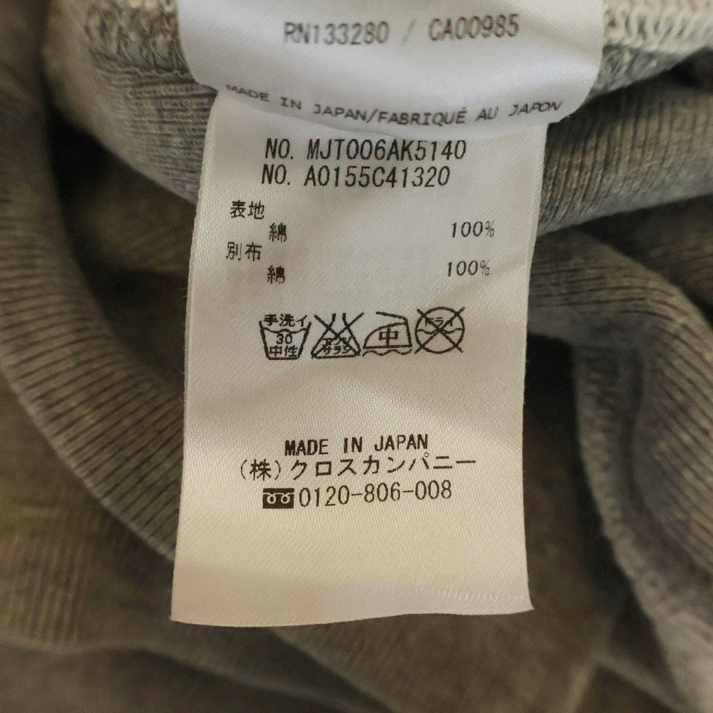 THOM BROWNE(トムブラウン) Sweatshirt クルーネックスウェットトレーナー グレー MJT006AK5140