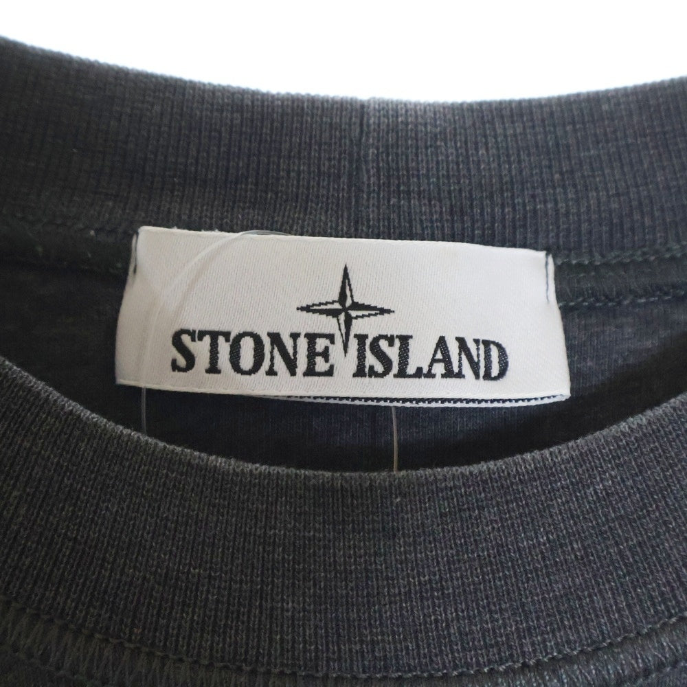 STONE ISLAND(ストーンアイランド) Sweatshirt ロゴワッペン クルーネックスウェットトレーナー グレー 101563051