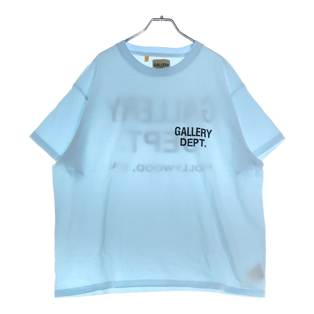 GALLERY DEPT.(ギャラリーデプト) Souvenir T-Shirt ロゴプリント半袖Tシャツ カットソー ブルー