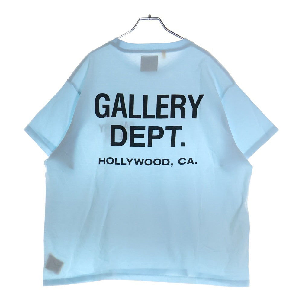 GALLERY DEPT.(ギャラリーデプト) Souvenir T-Shirt ロゴプリント半袖Tシャツ カットソー ブルー
