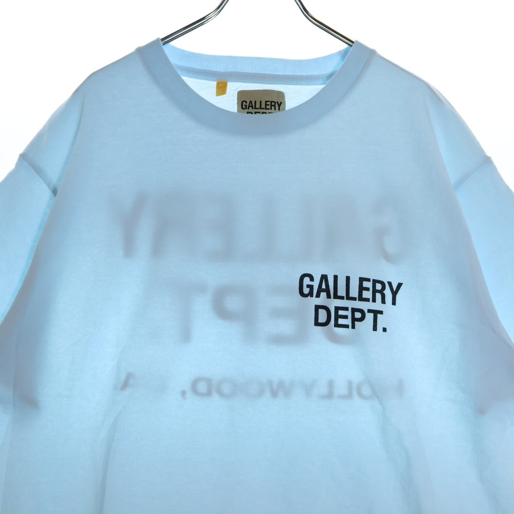 GALLERY DEPT.(ギャラリーデプト) Souvenir T-Shirt ロゴプリント半袖Tシャツ カットソー ブルー