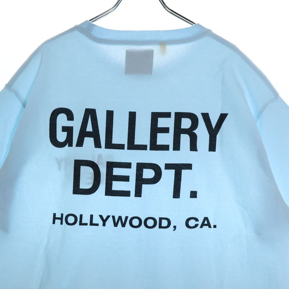 GALLERY DEPT.(ギャラリーデプト) Souvenir T-Shirt ロゴプリント半袖Tシャツ カットソー ブルー