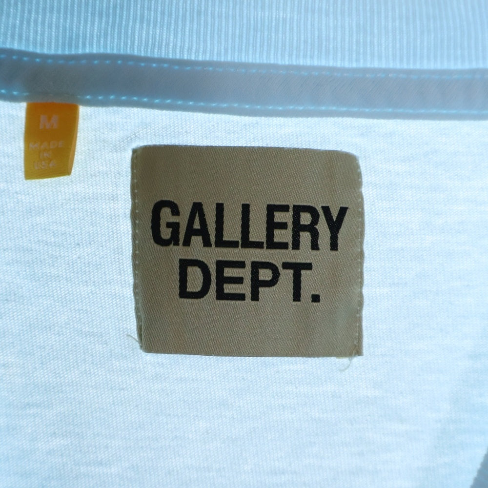 GALLERY DEPT.(ギャラリーデプト) Souvenir T-Shirt ロゴプリント半袖Tシャツ カットソー ブルー