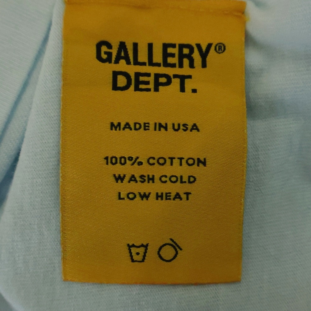 GALLERY DEPT.(ギャラリーデプト) Souvenir T-Shirt ロゴプリント半袖Tシャツ カットソー ブルー