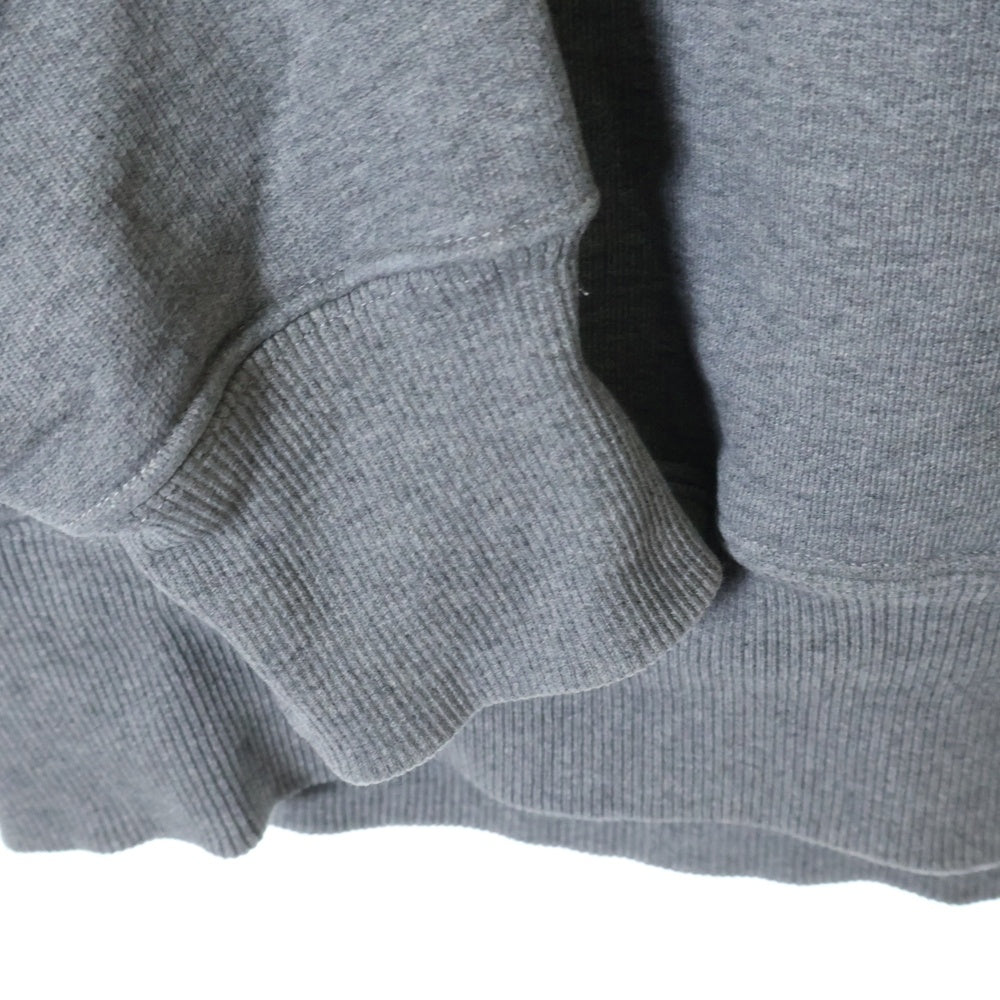 AMI Alexandre Mattiussi(アミアレクサンドルマテュッシ) Hoodie ロゴ刺繍 プルオーバースウェットパーカー フーディー グレー E21HJ058.747