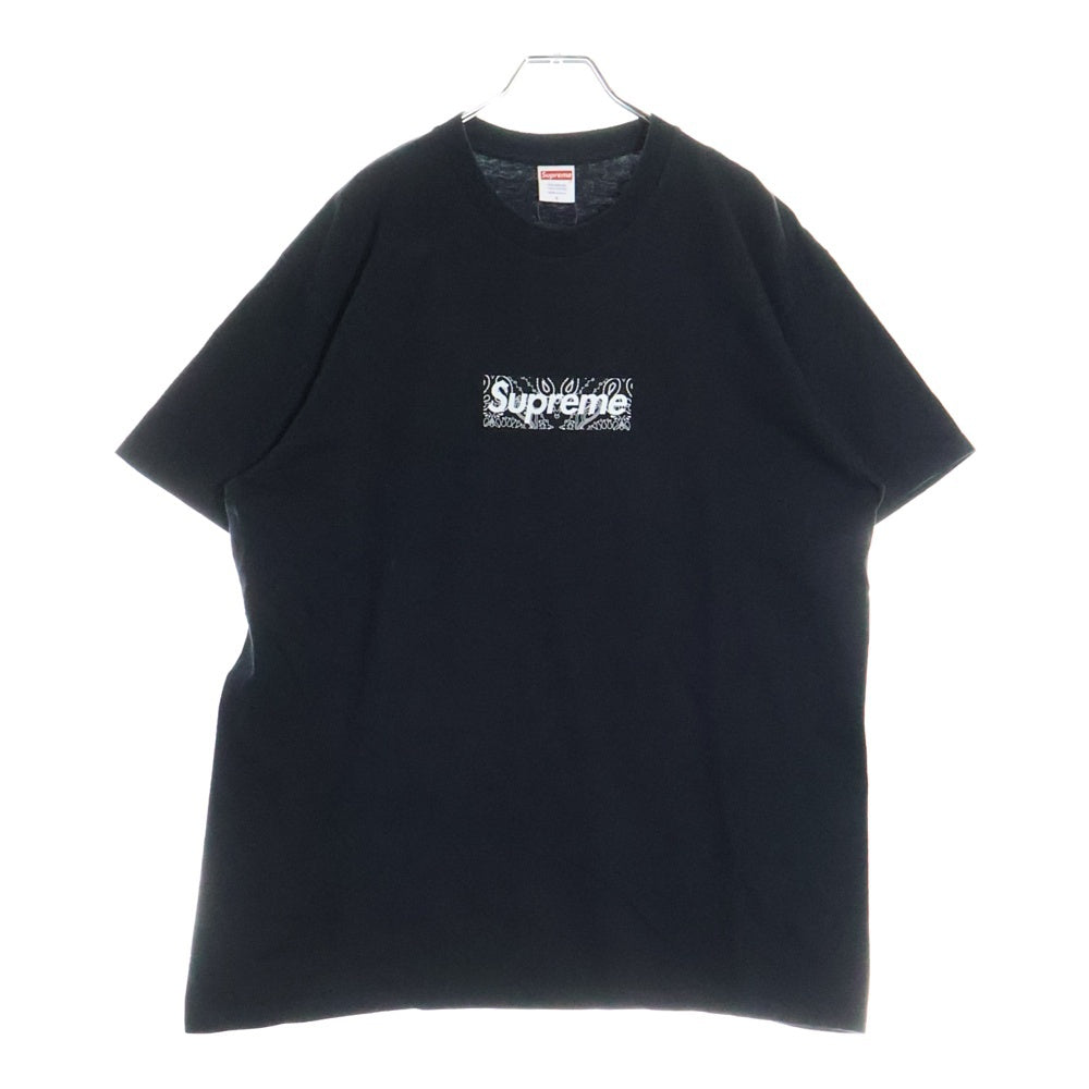 SUPREME(シュプリーム) 19AW Bandana Box Logo Tee バンダナボックスロゴ 半袖Tシャツ ブラック