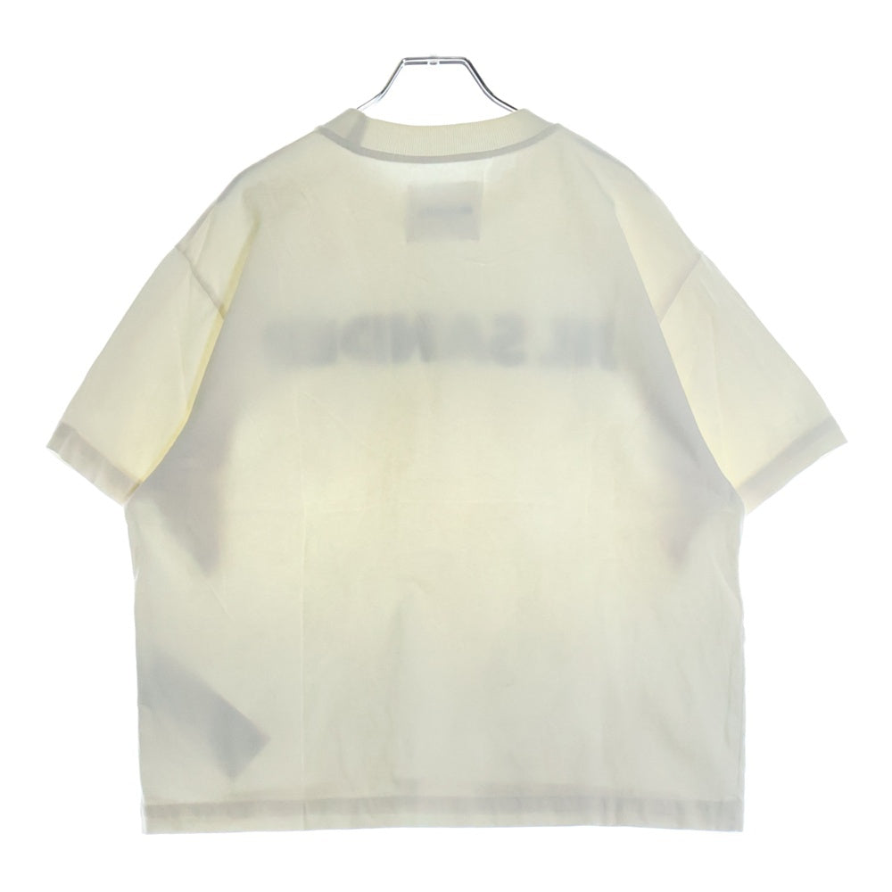 JIL SANDER(ジルサンダー) T-Shirt ロゴプリント 半袖Tシャツ ホワイト JSCU707050 WU248708