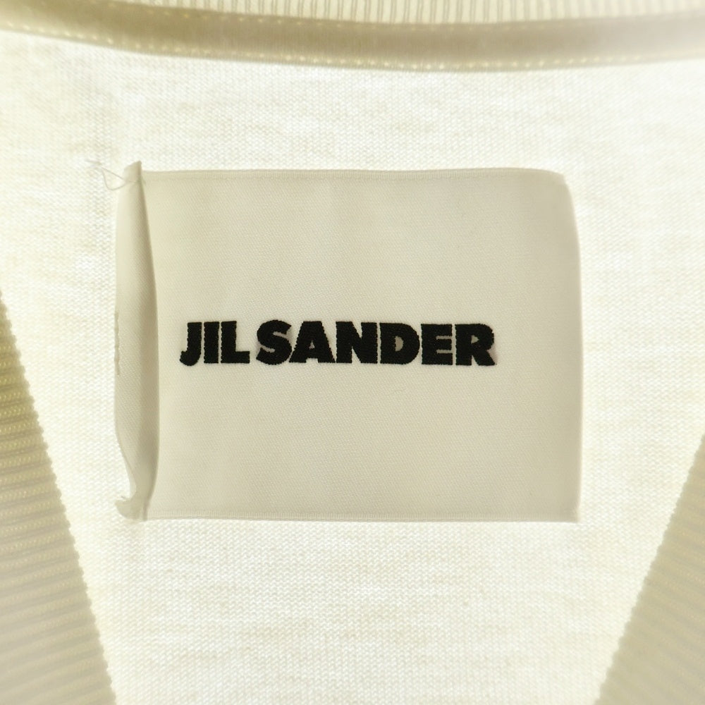 JIL SANDER(ジルサンダー) T-Shirt ロゴプリント 半袖Tシャツ ホワイト JSCU707050 WU248708