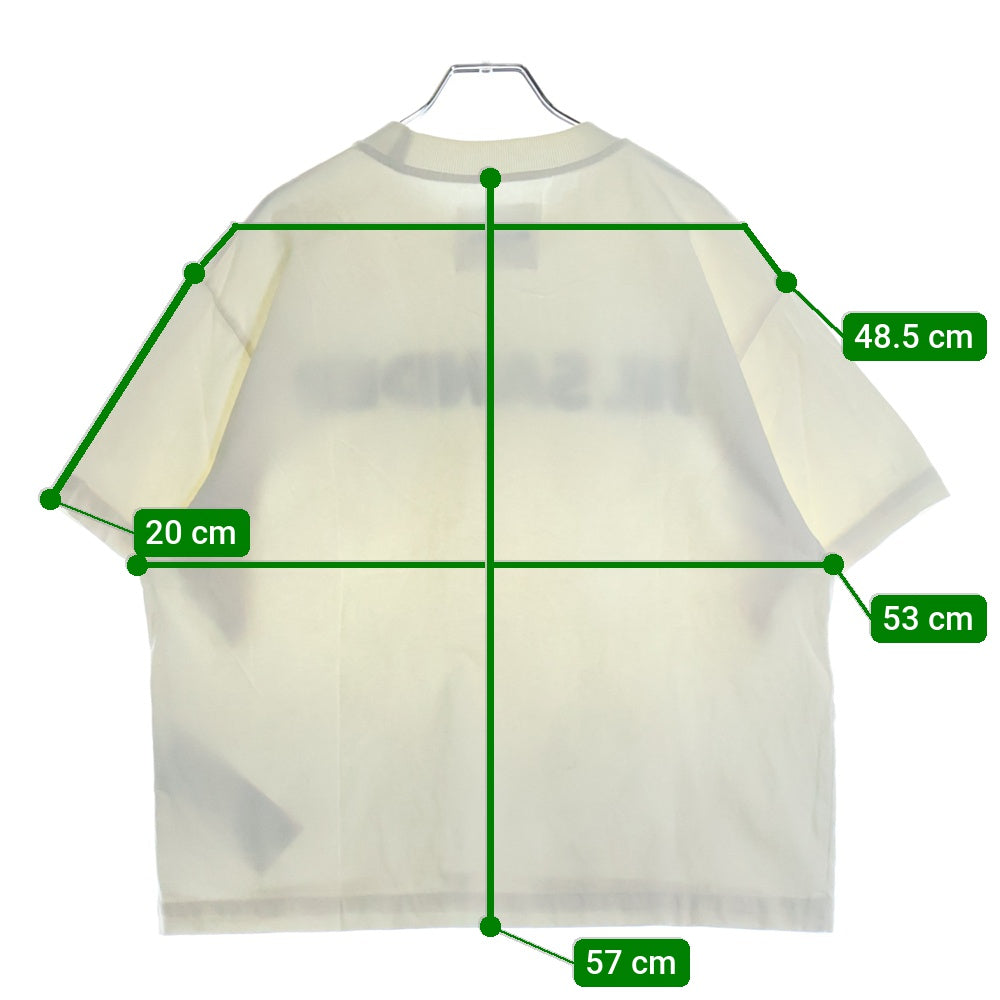 JIL SANDER(ジルサンダー) T-Shirt ロゴプリント 半袖Tシャツ ホワイト JSCU707050 WU248708