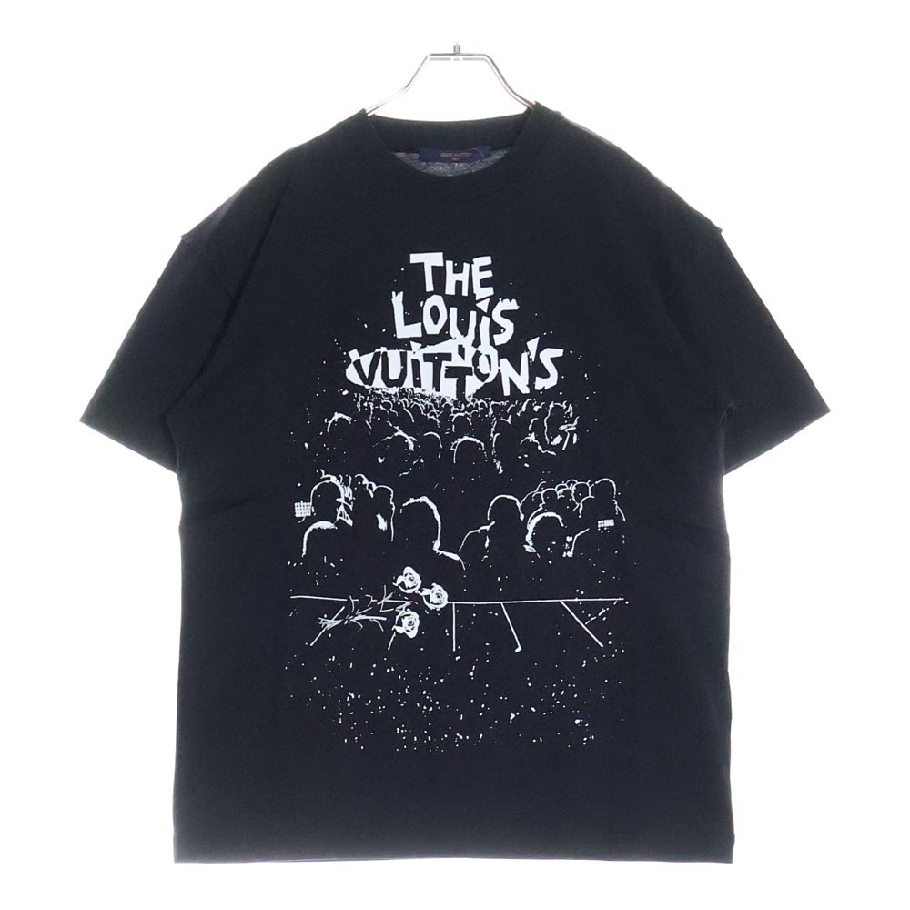 LOUIS VUITTON(ルイヴィトン) 23SS LVコンサートプリント 半袖Tシャツ ブラック RM231M NPG HOY10W