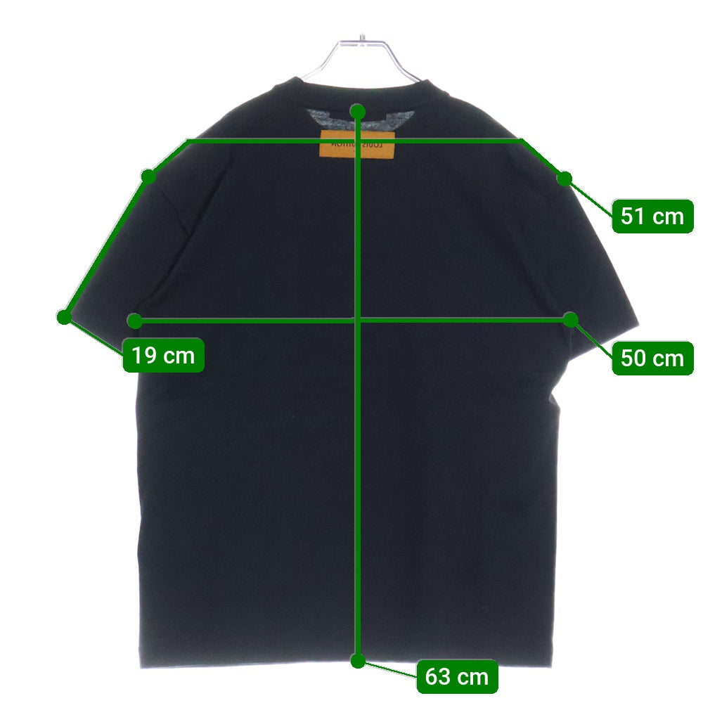 LOUIS VUITTON(ルイヴィトン) 23SS LVコンサートプリント 半袖Tシャツ ブラック RM231M NPG HOY10W