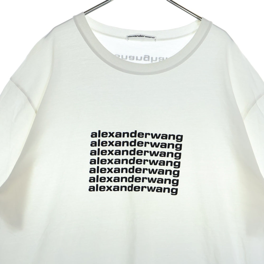 ALEXANDER WANG(アレキサンダーワン) shanghai限定 Logo T-Shirt ロゴプリント 半袖Tシャツ ホワイト