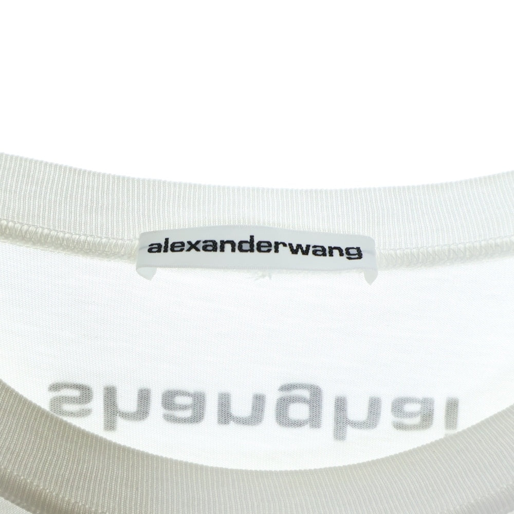 ALEXANDER WANG(アレキサンダーワン) shanghai限定 Logo T-Shirt ロゴプリント 半袖Tシャツ ホワイト
