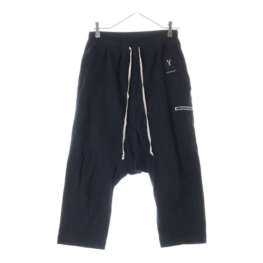 DRKSHDW(ダークシャドウ) 19SS Cropped Pants クロップドパンツ ブラック DS19S4326-RIGEP8