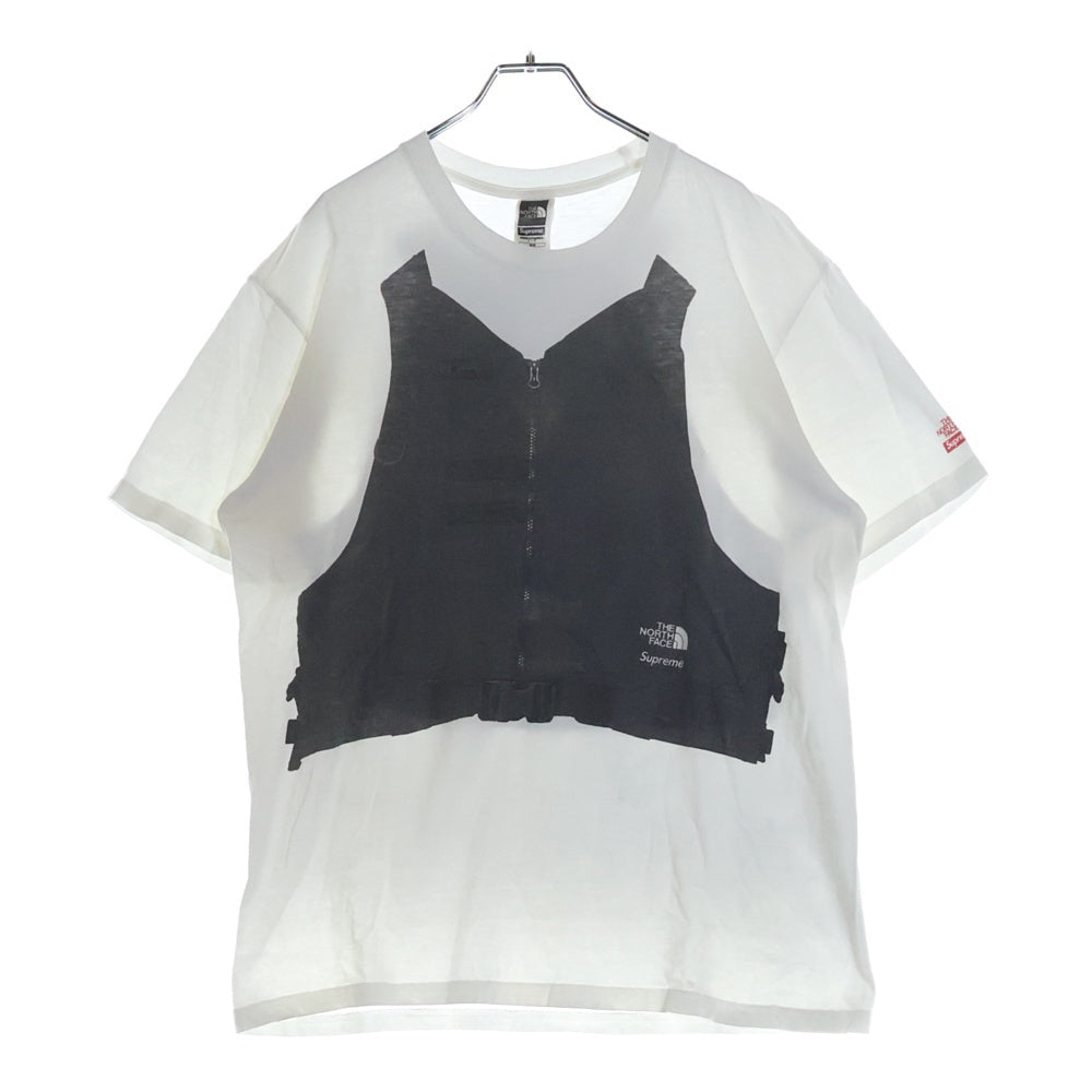 SUPREME(シュプリーム) 20SS ×THE NORTH FACE RTG Tee ノースフェイス ベストプリント 半袖Tシャツ ホワイト