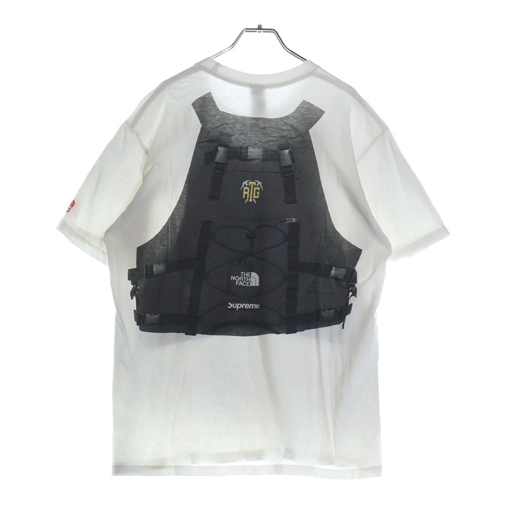 SUPREME(シュプリーム) 20SS ×THE NORTH FACE RTG Tee ノースフェイス ベストプリント 半袖Tシャツ ホワイト