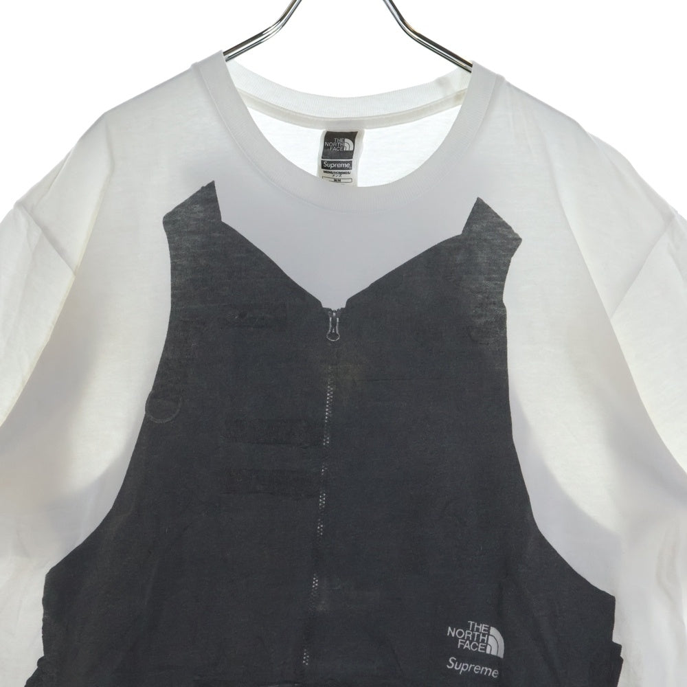SUPREME(シュプリーム) 20SS ×THE NORTH FACE RTG Tee ノースフェイス ベストプリント 半袖Tシャツ ホワイト