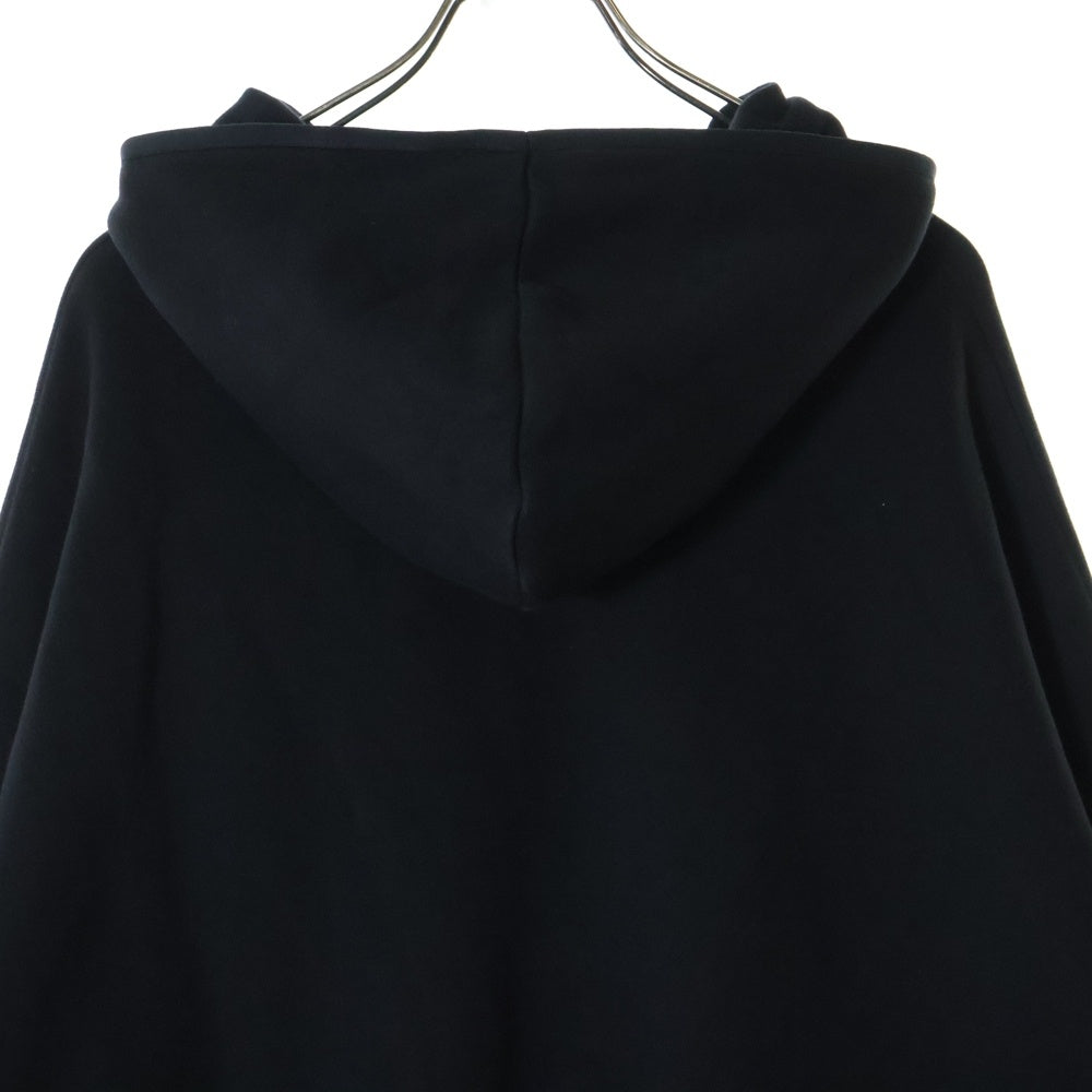 FEAR OF GOD ESSENTIALS(フィアオブゴッド エッセンシャルズ) HOODIE ラバーロゴ プルオーバースウェットパーカー フーディー ブラック