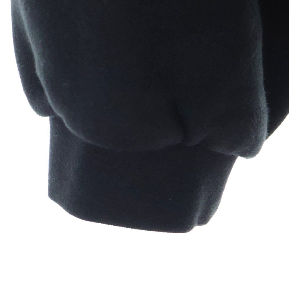 FEAR OF GOD ESSENTIALS(フィアオブゴッド エッセンシャルズ) HOODIE ラバーロゴ プルオーバースウェットパーカー フーディー ブラック