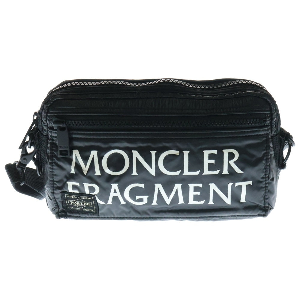 MONCLER(モンクレール) ×FRAGMENT×PORTER TOTE BAG フラグメント ポーター トートバッグ ショルダーバッグ ブラック/ホワイト E209U0061900