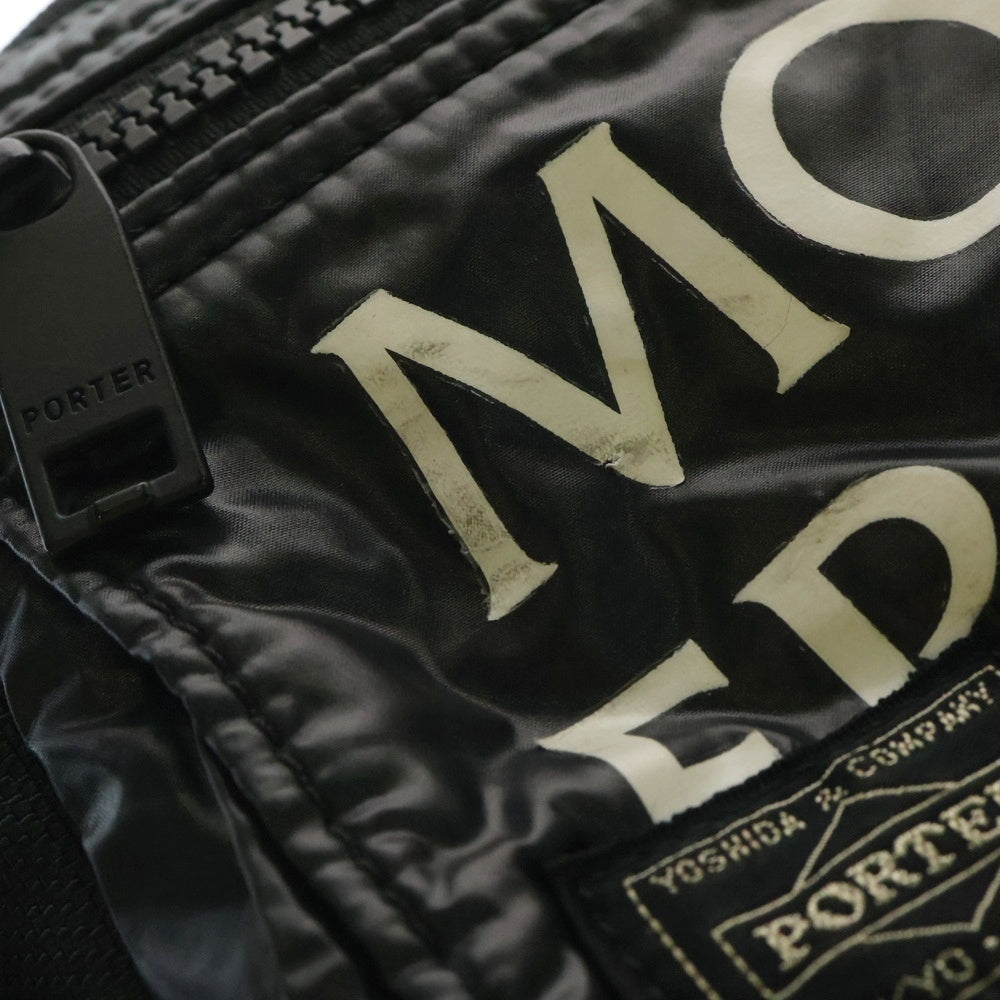 MONCLER(モンクレール) ×FRAGMENT×PORTER TOTE BAG フラグメント ポーター トートバッグ ショルダーバッグ ブラック/ホワイト E209U0061900