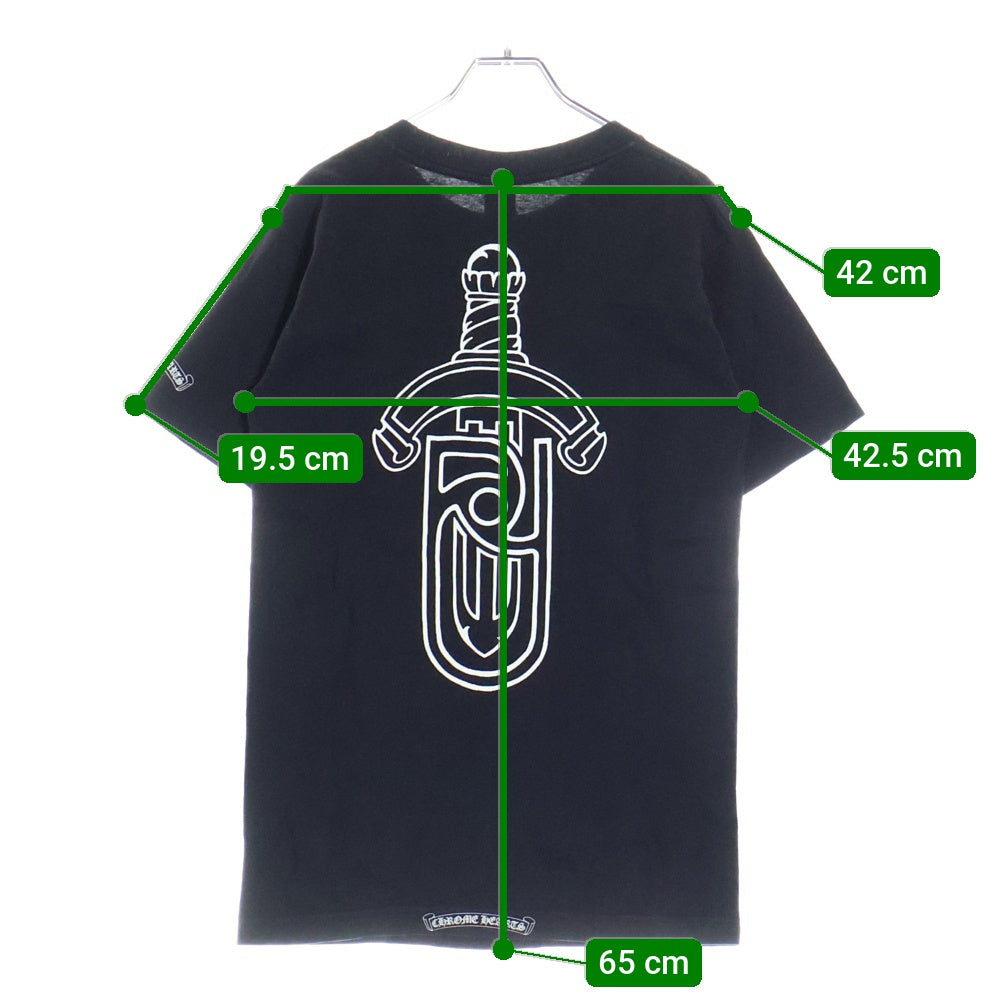 CHROME HEARTS(クロムハーツ) ×UNITED ARROWS OLD DAGGER TEE ユナイテッドアローズ オールド ダガー 半袖Tシャツ カットソー ブラック