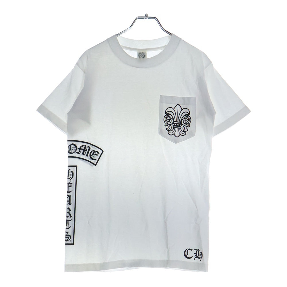 CHROME HEARTS(クロムハーツ) BS FLARE SIDE VERTICAL BSフレア 半袖Tシャツ カットソー ホワイト