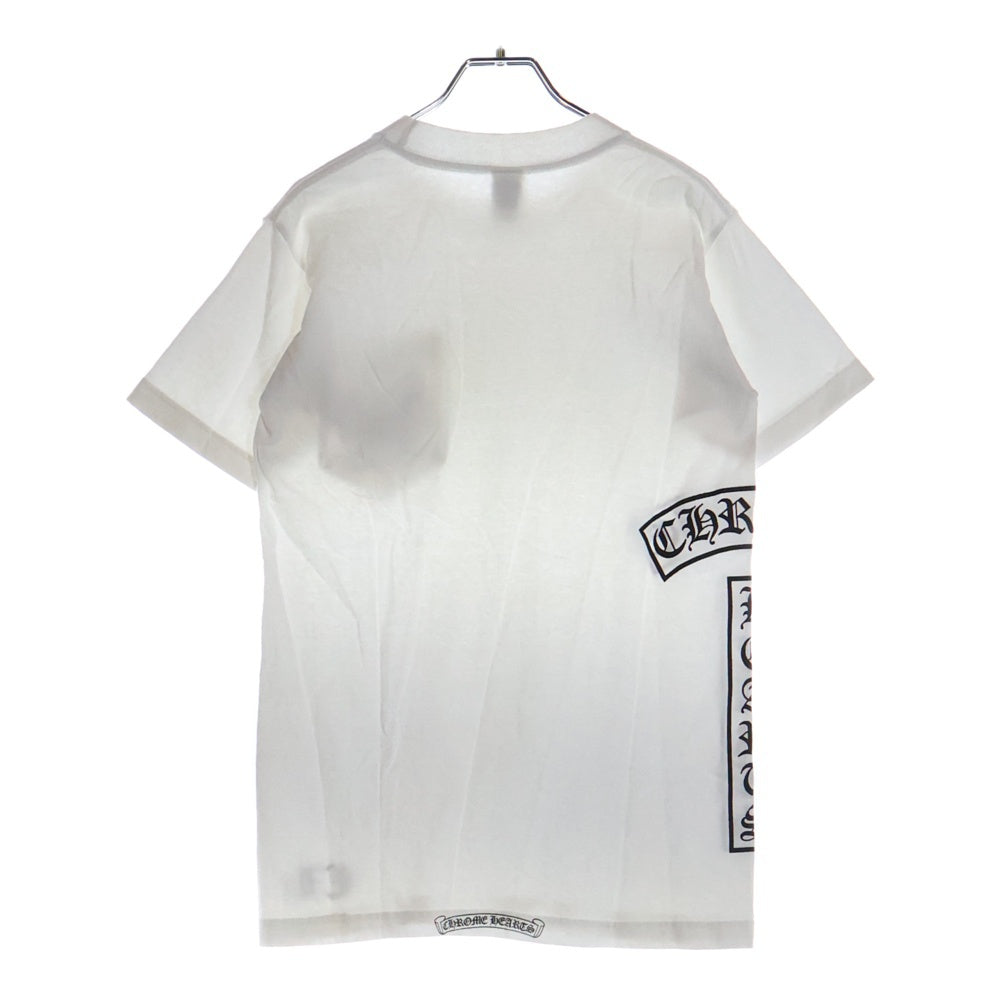 CHROME HEARTS(クロムハーツ) BS FLARE SIDE VERTICAL BSフレア 半袖Tシャツ カットソー ホワイト