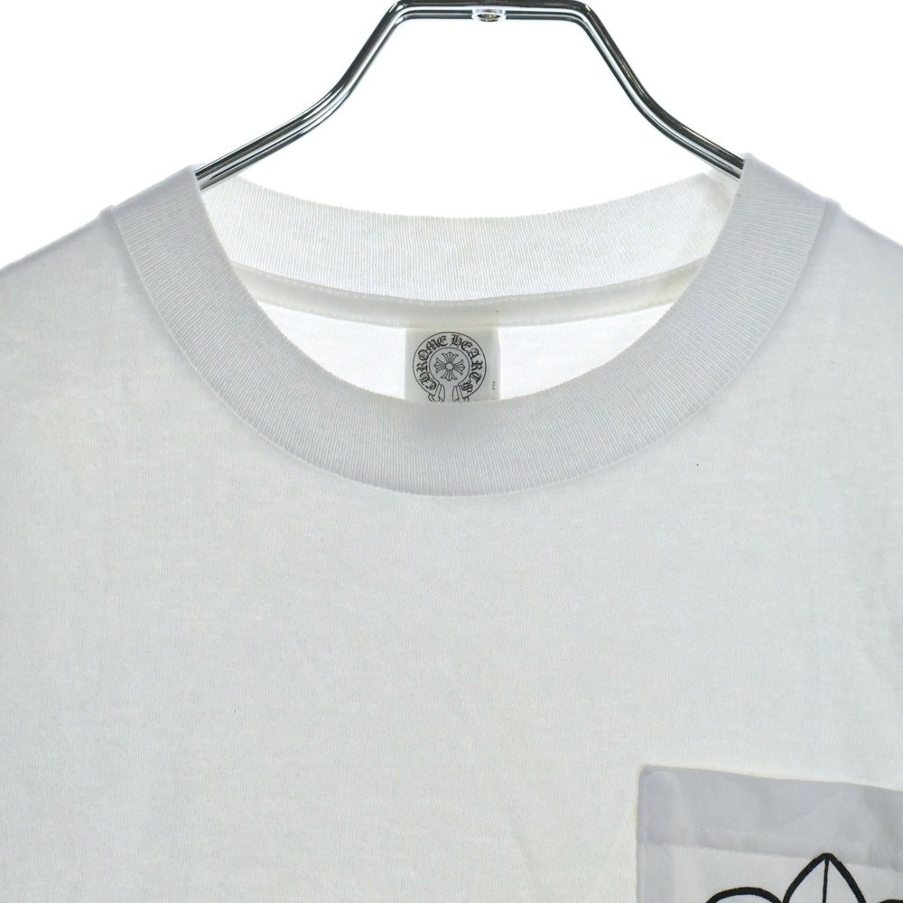 CHROME HEARTS(クロムハーツ) BS FLARE SIDE VERTICAL BSフレア 半袖Tシャツ カットソー ホワイト
