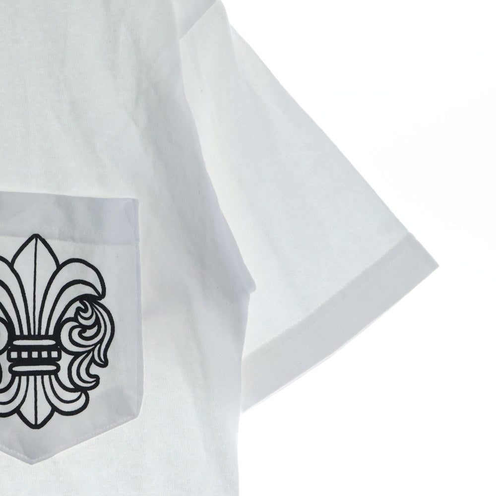 CHROME HEARTS(クロムハーツ) BS FLARE SIDE VERTICAL BSフレア 半袖Tシャツ カットソー ホワイト
