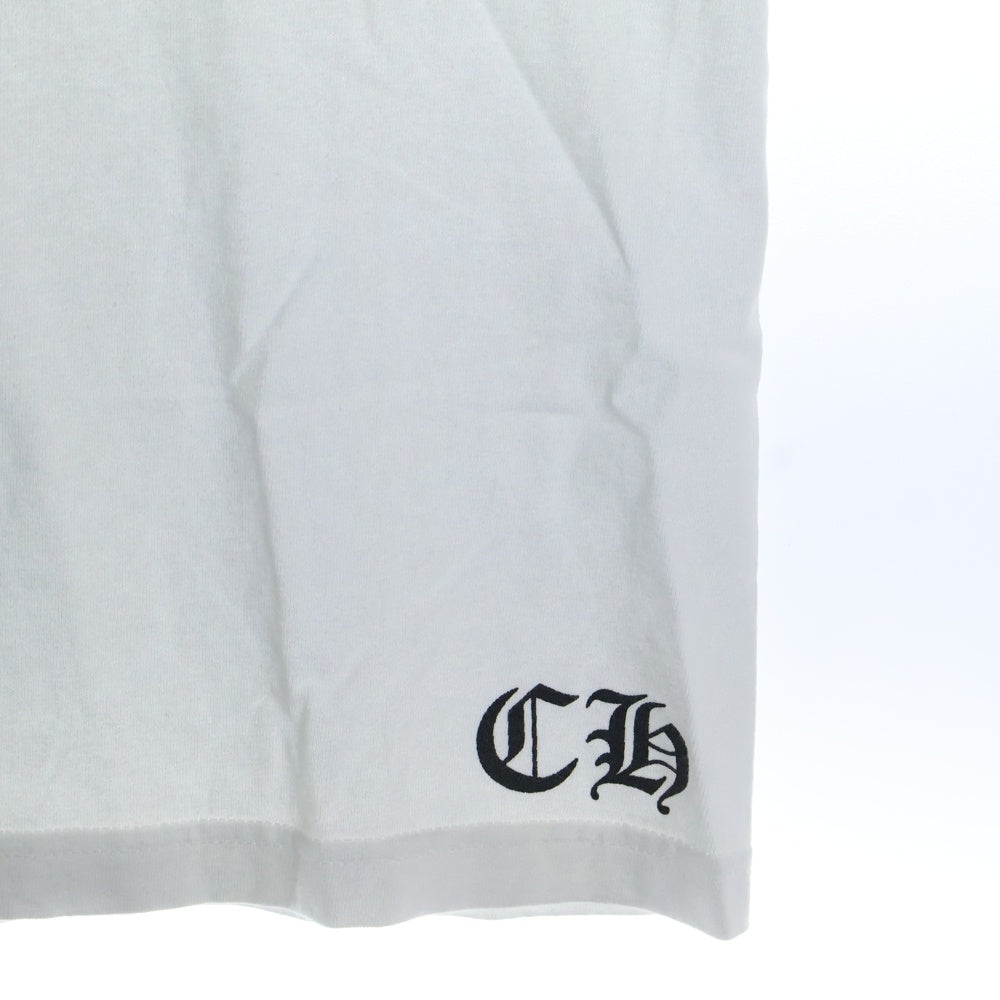 CHROME HEARTS(クロムハーツ) BS FLARE SIDE VERTICAL BSフレア 半袖Tシャツ カットソー ホワイト