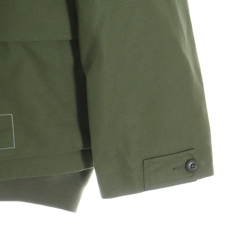 WTAPS(ダブルタップス) ×sacai Cotton Back Satin Jacket 02 ×サカイ コットンバックサテンジャケット 02 ドッキングミリタリージャケット 25-03694M オリーブ