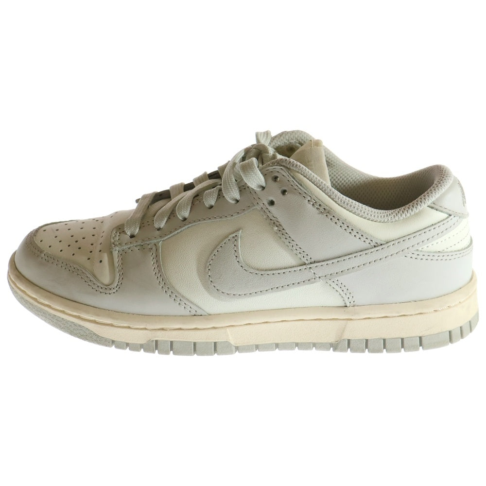 NIKE(ナイキ) WMNS DUNK LOW LIGHT BONE ダンク ロー ライトボーン ローカットスニーカー ホワイト US6/23cm DD1503-107