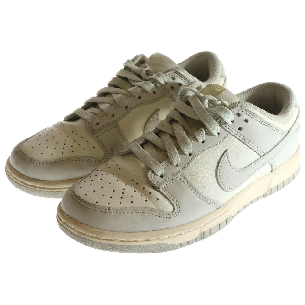 NIKE(ナイキ) WMNS DUNK LOW LIGHT BONE ダンク ロー ライトボーン ローカットスニーカー ホワイト US6/23cm DD1503-107