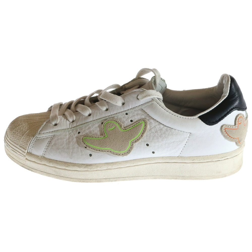 adidas(アディダス) ×MARK GONZALES GONZ Superstar ADV Shmoo マーク・ゴンザレス ゴンズ スーパースター シュムー ローカットスニーカー ホワイト US5/23cm FW8029