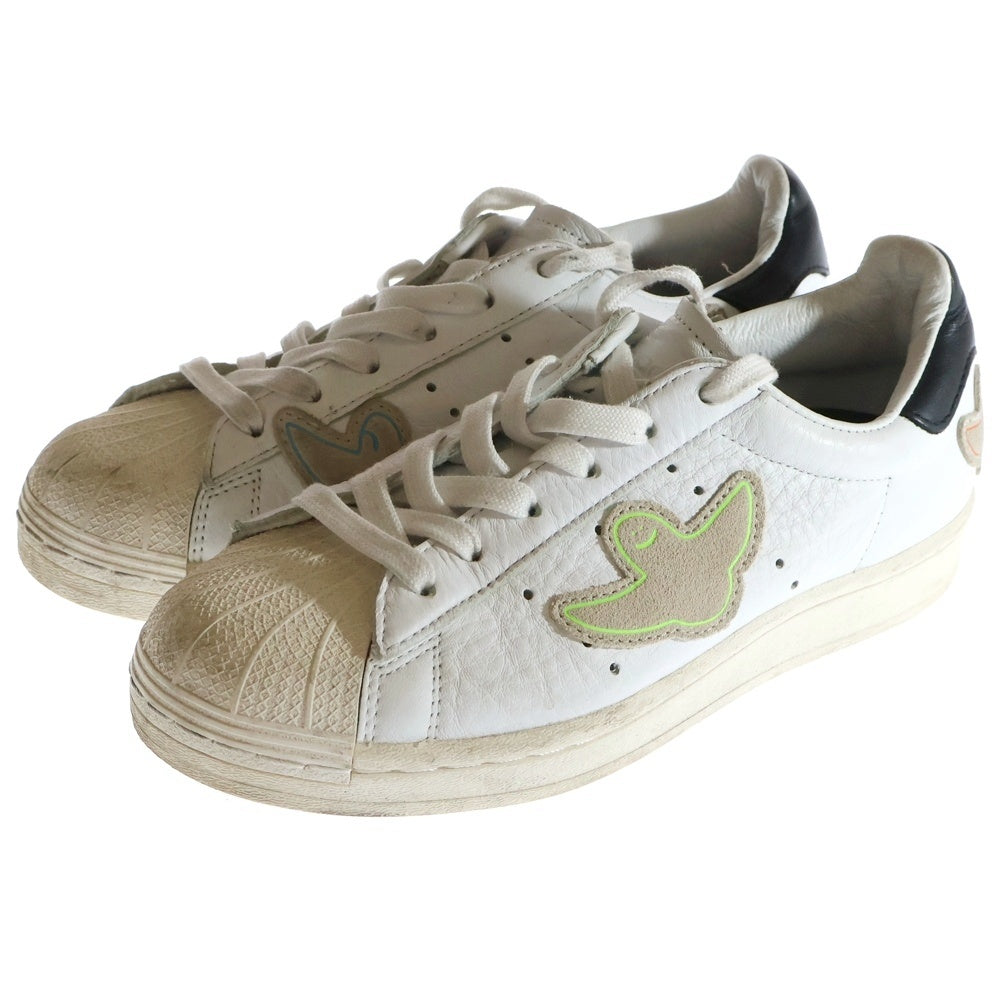 adidas(アディダス) ×MARK GONZALES GONZ Superstar ADV Shmoo マーク・ゴンザレス ゴンズ スーパースター シュムー ローカットスニーカー ホワイト US5/23cm FW8029