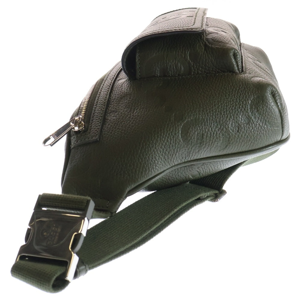 GUCCI(グッチ) Jumbo GG Large Belt Bag ジャンボGG ラージベルトバッグ ウエストバッグ カーキ 645098 525040