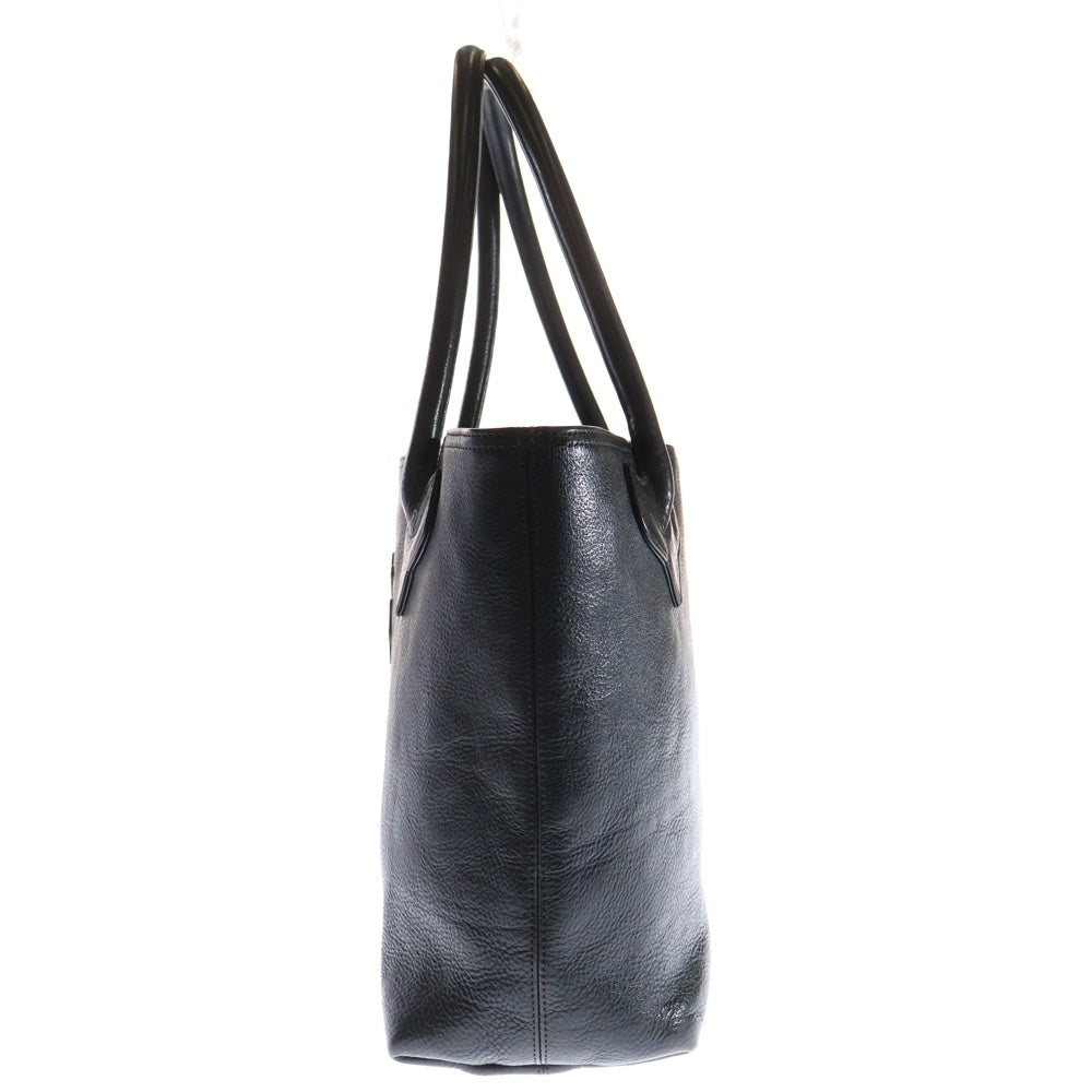 CHROME HEARTS(クロムハーツ) FS TOTE FSトート クロスパッチ付きレザートートバッグ ブラック