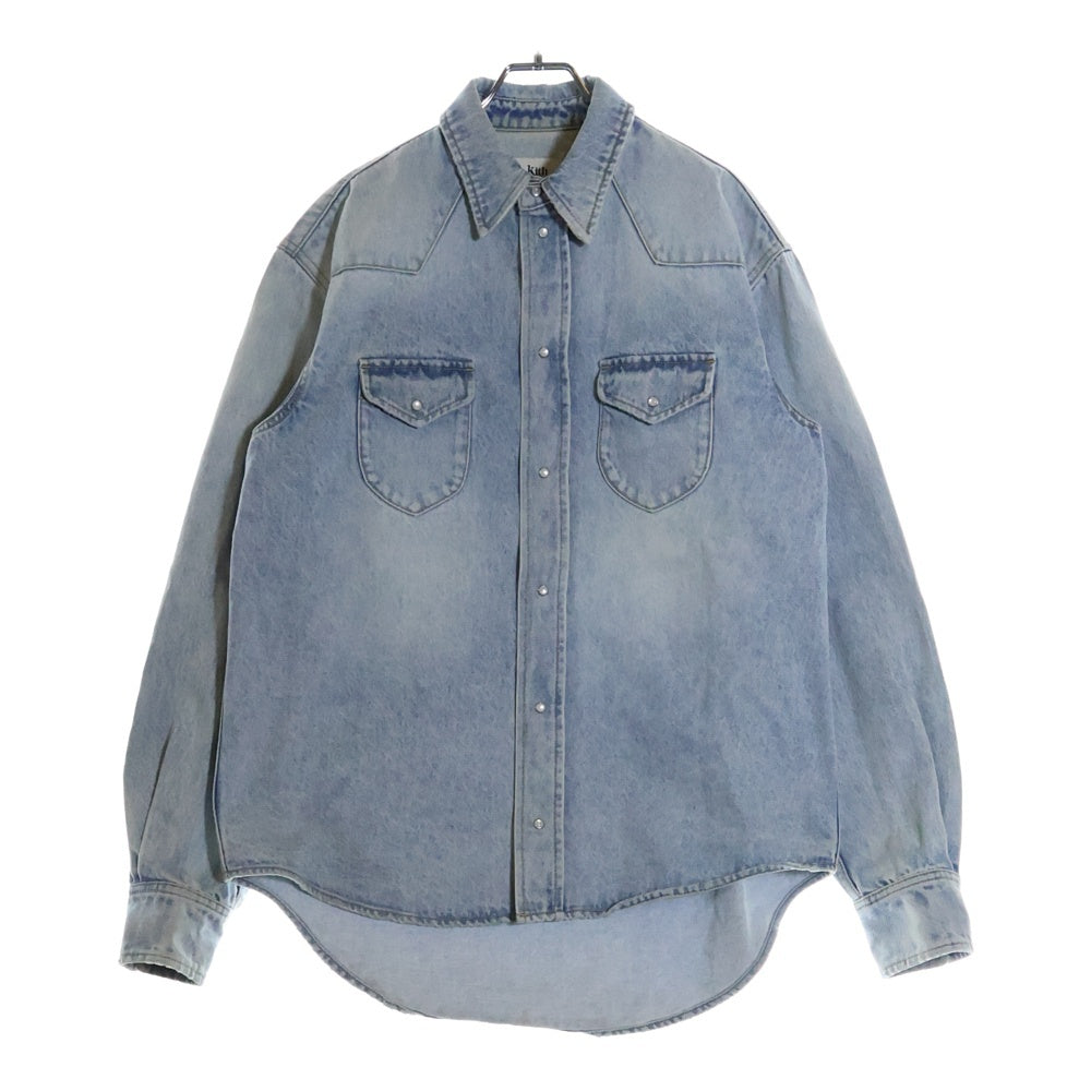KITH(キス) 25SS Webster Denim Shirt 長袖デニムシャツ デニムジャケット インディゴ