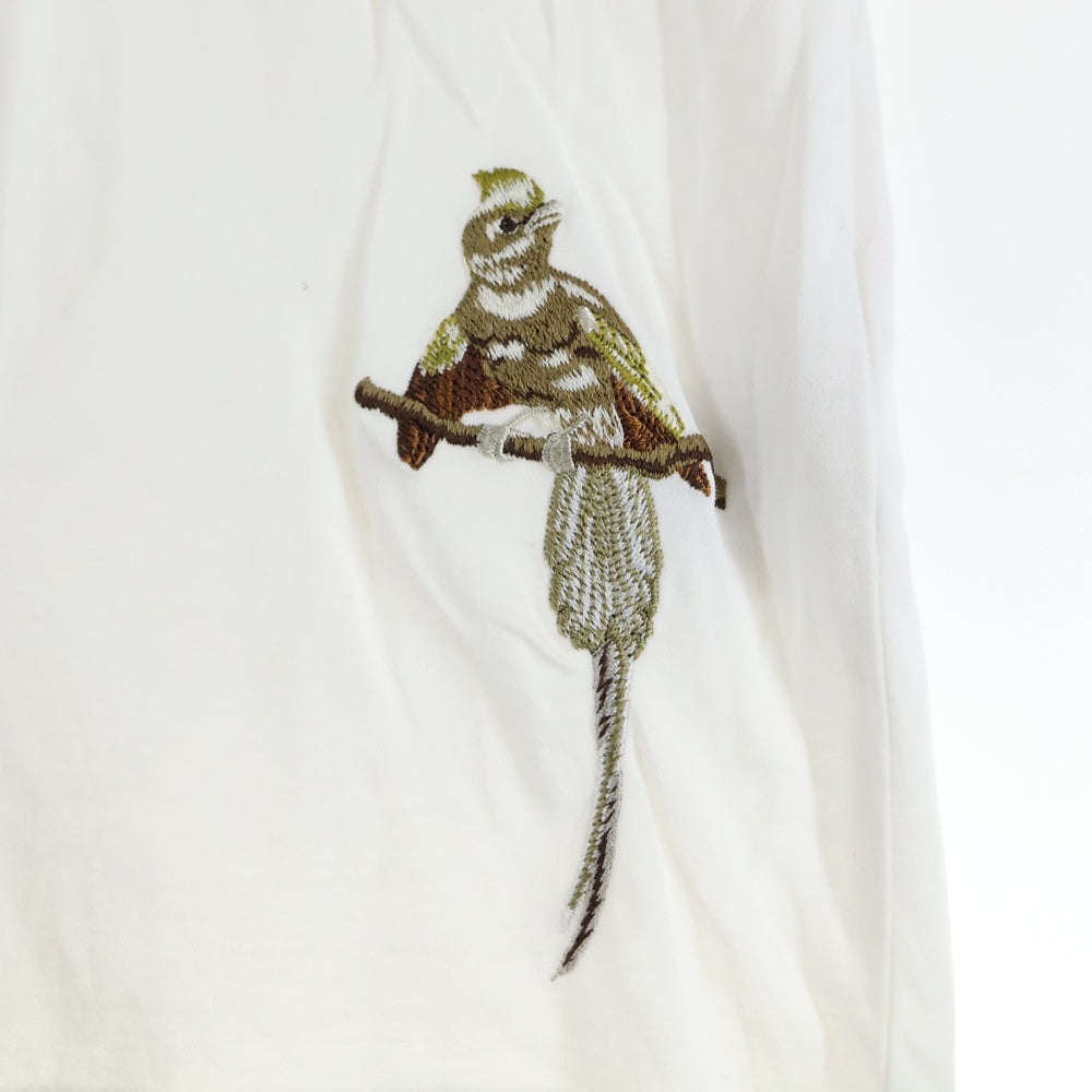 Paul Smith COLLECTION(ポールスミス コレクション) ワンポイント刺繍 クルーネック半袖Tシャツ カットソー ホワイト PC-JT-42494