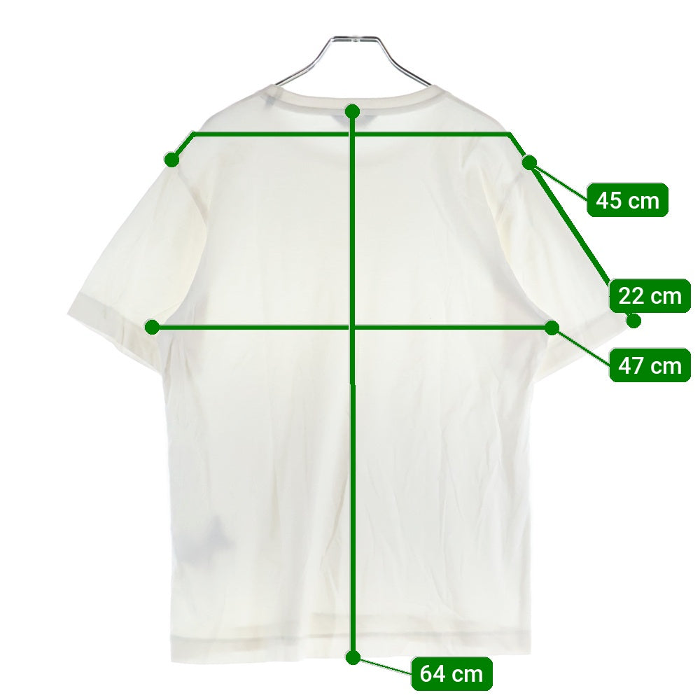 Paul Smith COLLECTION(ポールスミス コレクション) ワンポイント刺繍 クルーネック半袖Tシャツ カットソー ホワイト PC-JT-42494