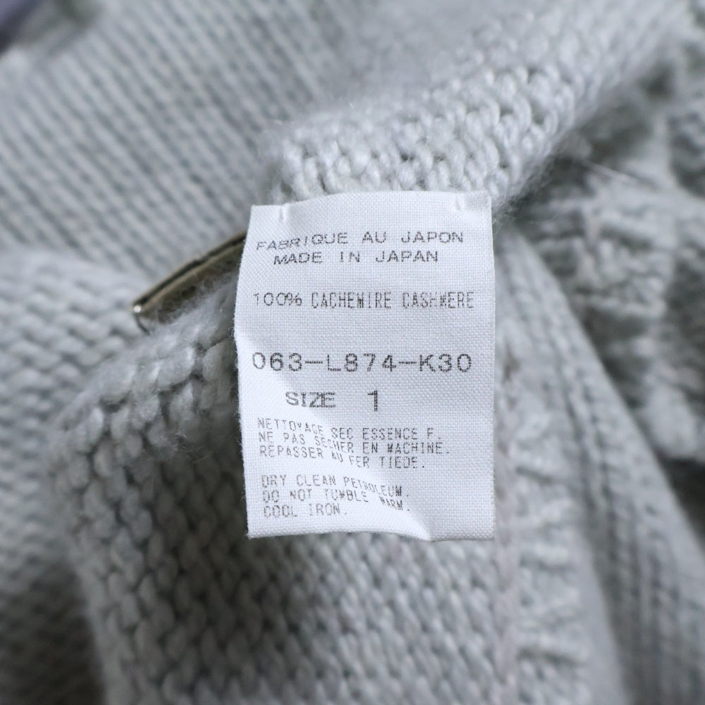 ARTS&SCIENCE(アーツアンドサイエンス) カシミヤ ハイネックニット セーター グレー 063-L874-K30