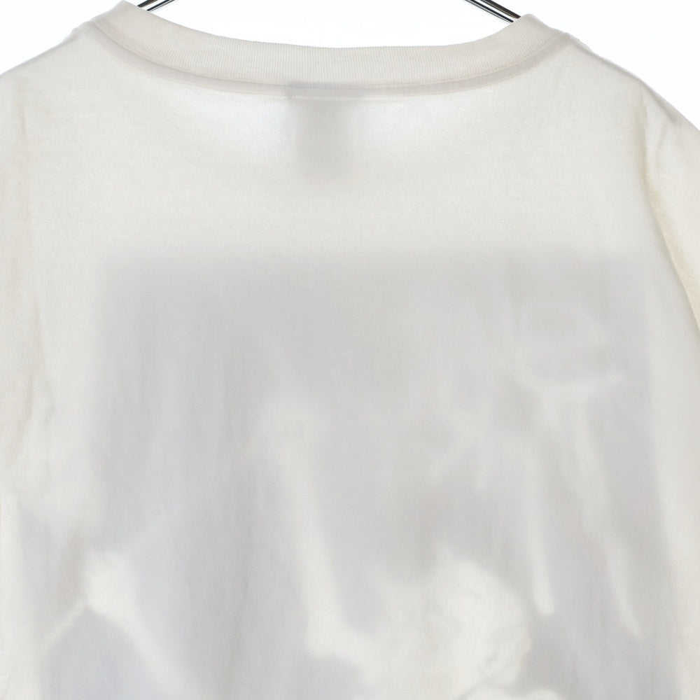 SAINT MICHAEL(セントマイケル) 23SS SS TEE/MERCY デビルプリント 半袖Tシャツ カットソー ホワイト SM-S23-0000-019
